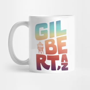 Gilbert Rainbow Type Mug